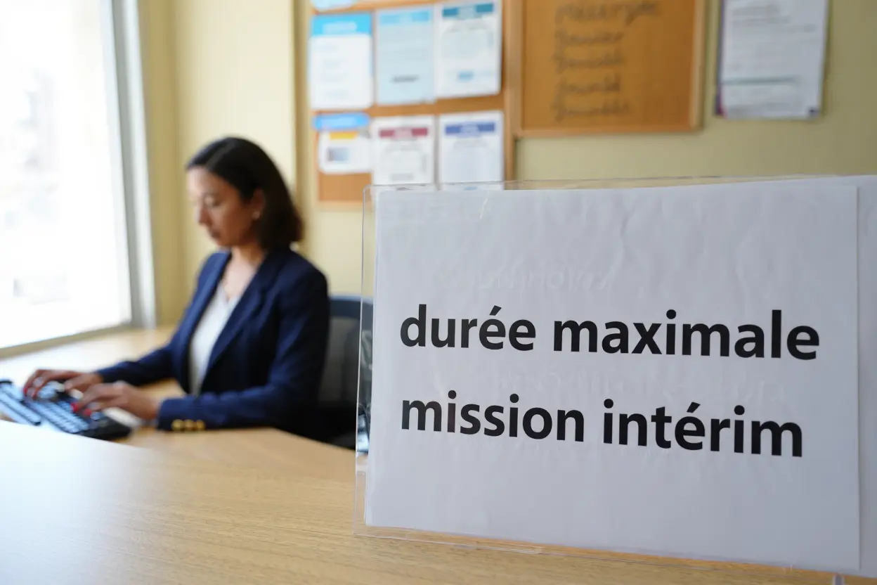 Contrat d'intérim avec calendrier de durée