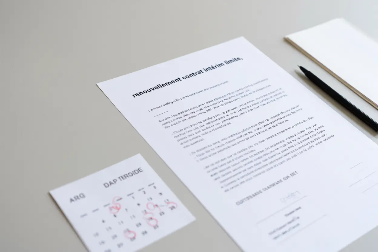 document-de-renouvellement-dun-contrat-dinterim-avec Règle des 18 mois en intérim : durée maximale et renouvellement