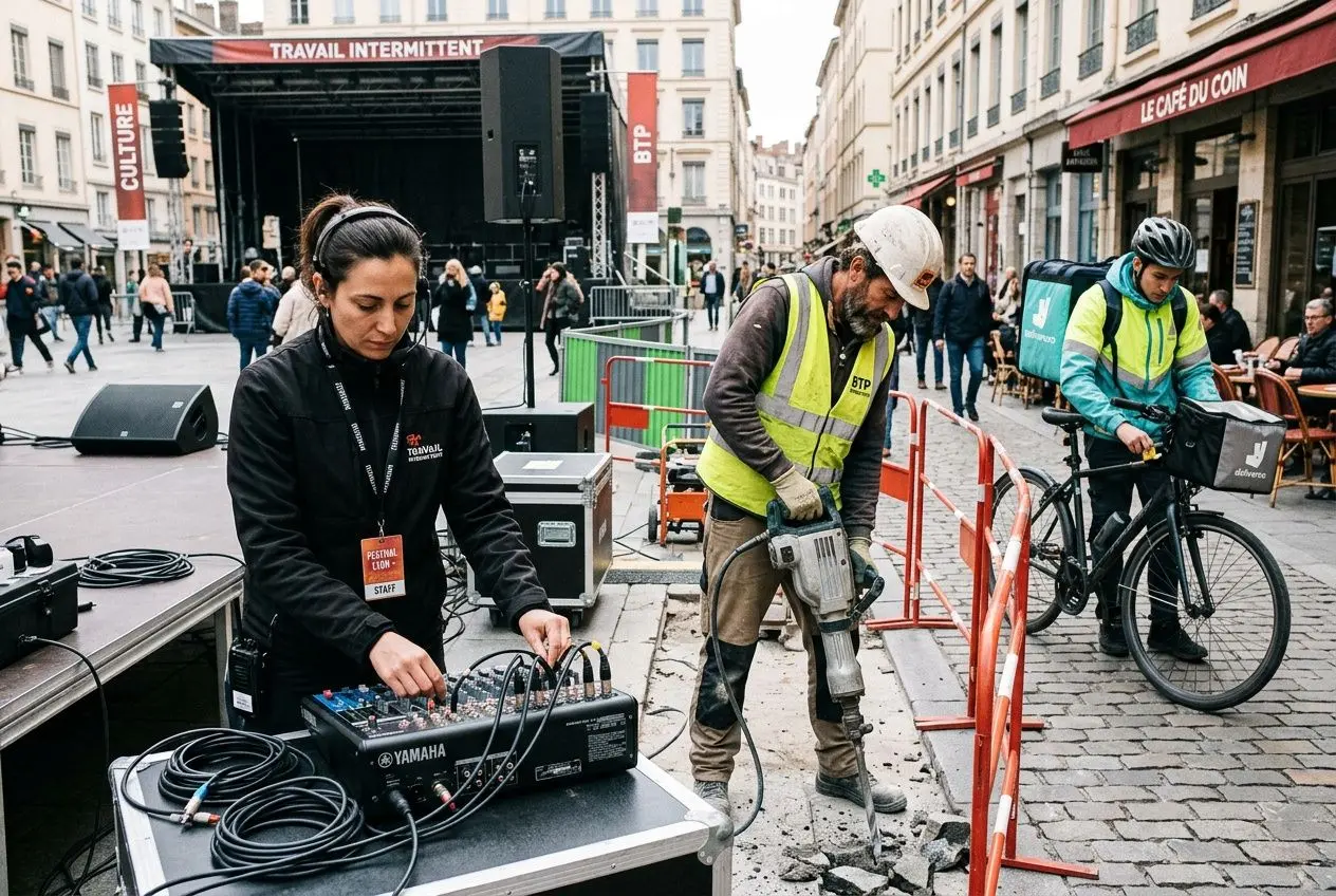 illustration-differents-secteurs-utilisant-travail Contrat de travail intermittent : définition et CDI complet