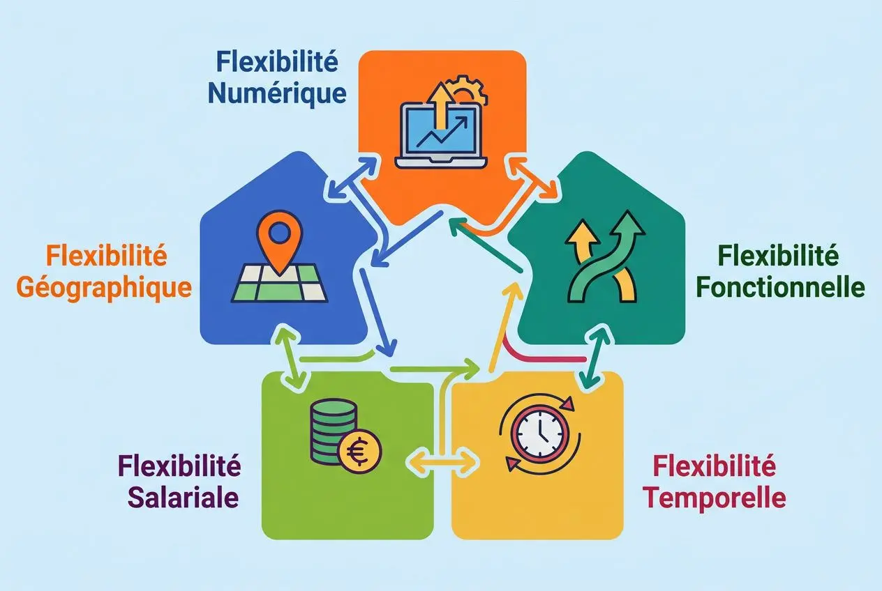 diagramme-illustrant-gestion-flexible-main-duvre-axes Gestion flexible de la main-d'œuvre : stratégies et bonnes pratiques