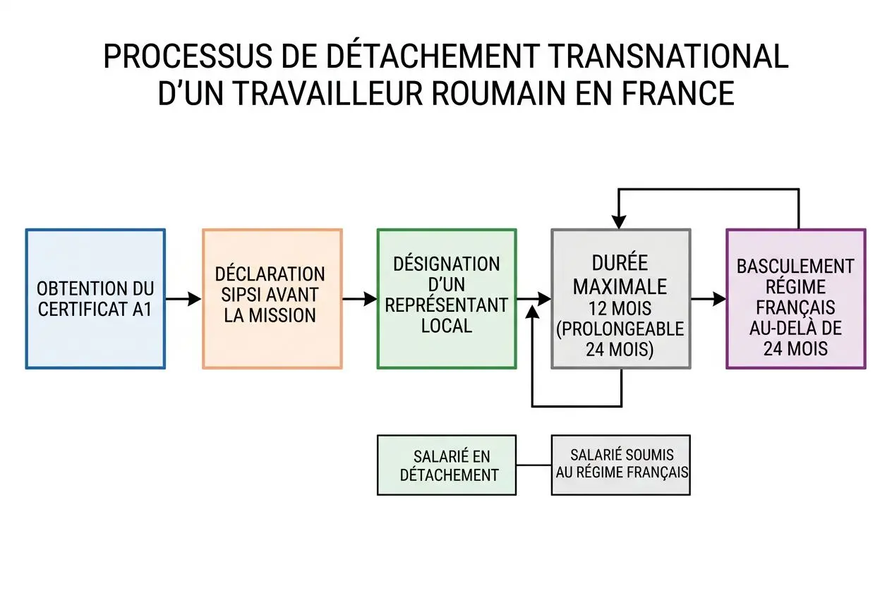 processus-detachement-transnational-dun-travailleur-roumain Autorisation de travail roumain en France : guide pour l'embauche