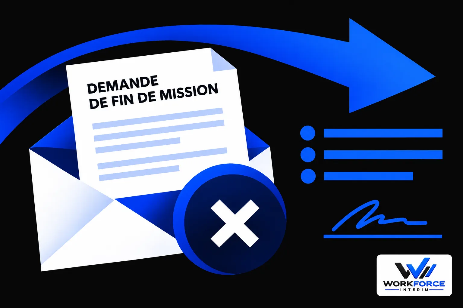 demande-fin-mission-barree-document-papier-accompagne-dun Rupture du contrat d'intérim par l'entreprise utilisatrice