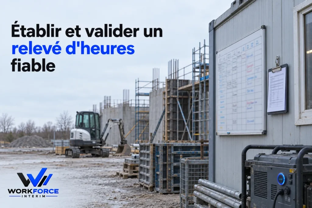 etabli-affiche-chantier-tableau-releve-dheures-fixe-paroi-a-1024x683 Calcul Rémunération Brute Sans IFM Intérim : Guide Complet