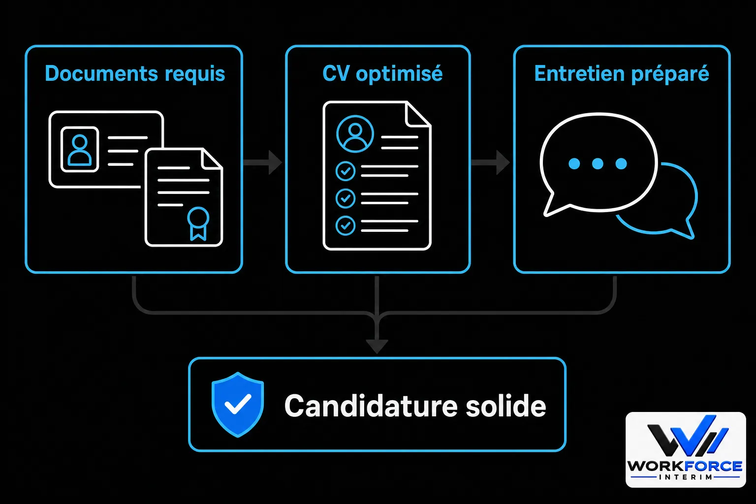 processus-clair-candidater-interim-documents-cv-optimise Comment postuler en intérim en France : guide complet