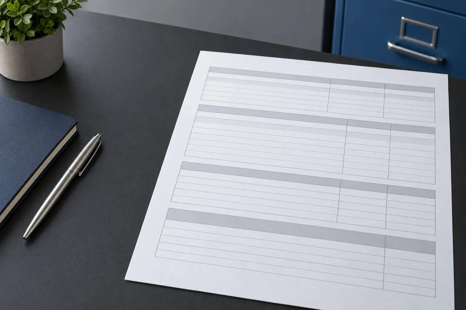 feuille-calcul-paie-posee-bureau-cahier-stylo-a-cote-0b2c08d8 Charges patronales en Europe : comparatif et coût du travail