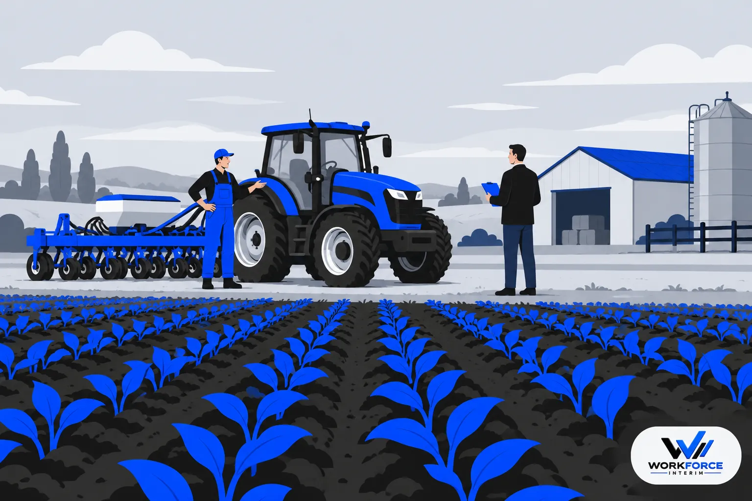 homme-combinaisons-bleues-homme-costume-pres-dun-tracteur-4589be77 Cabinet de recrutement agricole : bien choisir son expert